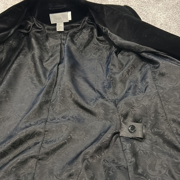 H&am Black Velvet Blazer - Picture 4 of 5